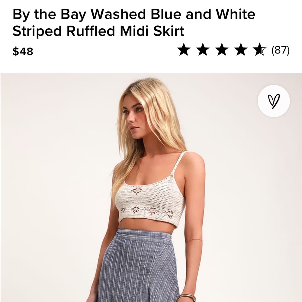 Lulus new with tags summer skirt